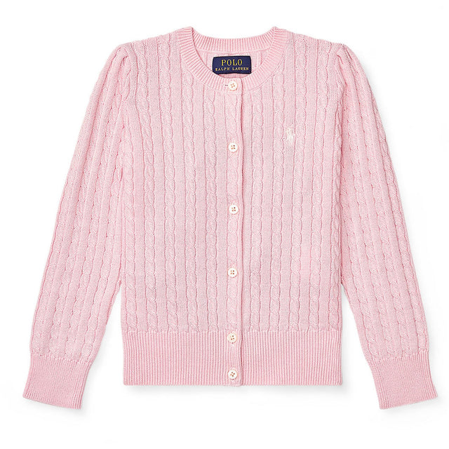 Polo Ralph Lauren Hint Of Pink Girl Cardigan