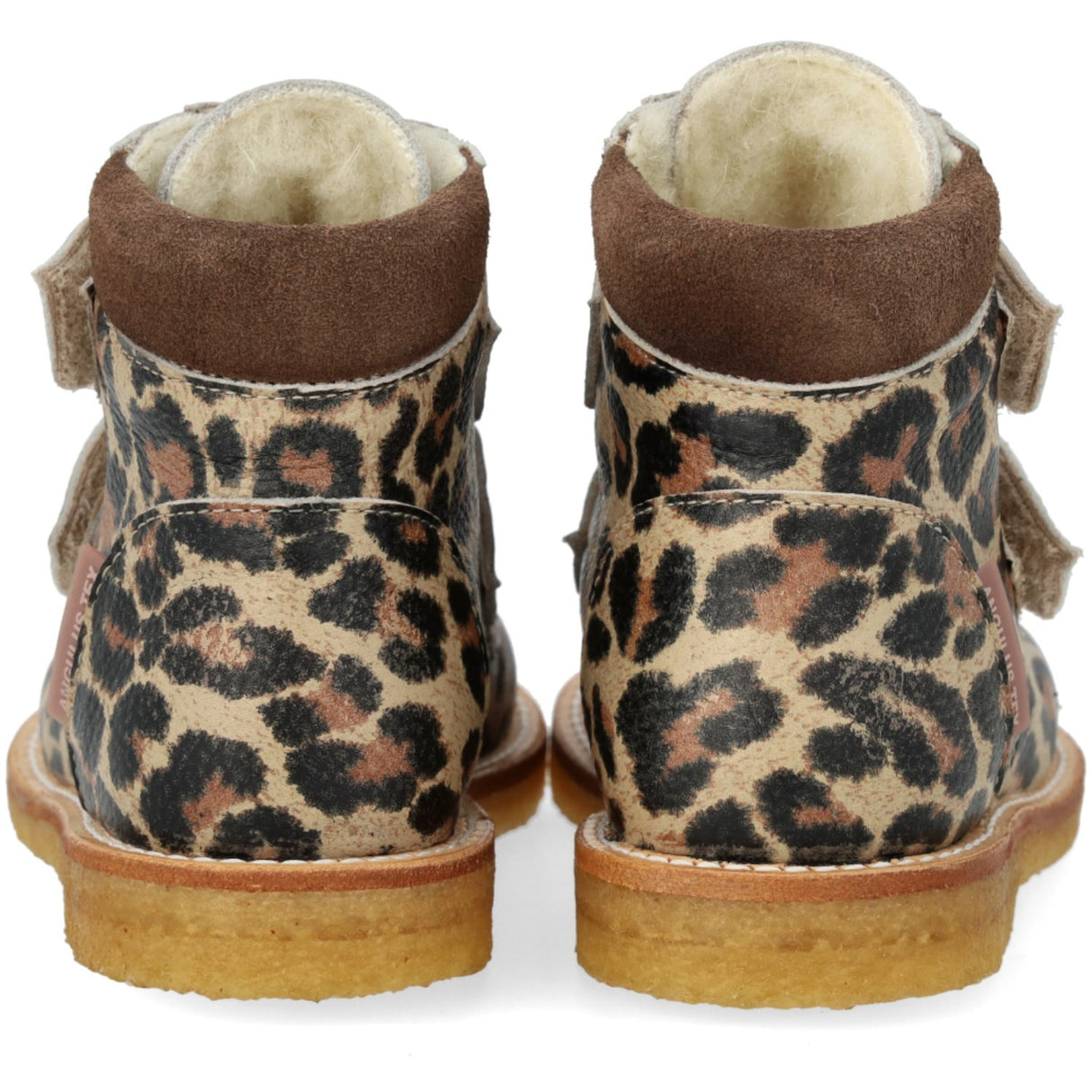 Angulus Beige Leo/Taupe Begynder TEX-støvle Med Velcrolukning