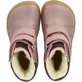 Angulus Faded Rose/Aubergine TEX-støvle Med Funklende Glitterregnbue