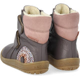 Angulus Lavender/Faded Rose TEX-støvle Med Funklende Glitterregnbue