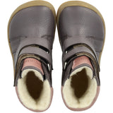 Angulus Lavender/Faded Rose TEX-støvle Med Funklende Glitterregnbue