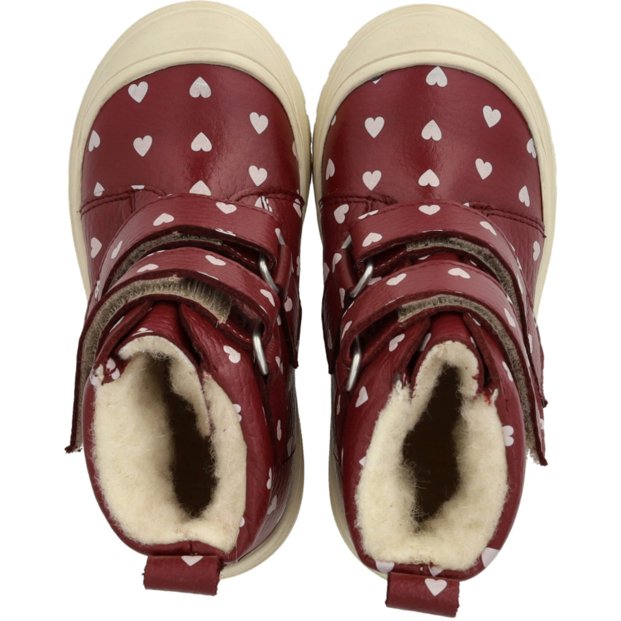 Angulus Berry W. Rose Hearts TEX-støvle Med Hjerteprint Og Uldfoer