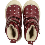 Angulus Berry W. Rose Hearts TEX-støvle Med Hjerteprint Og Uldfoer