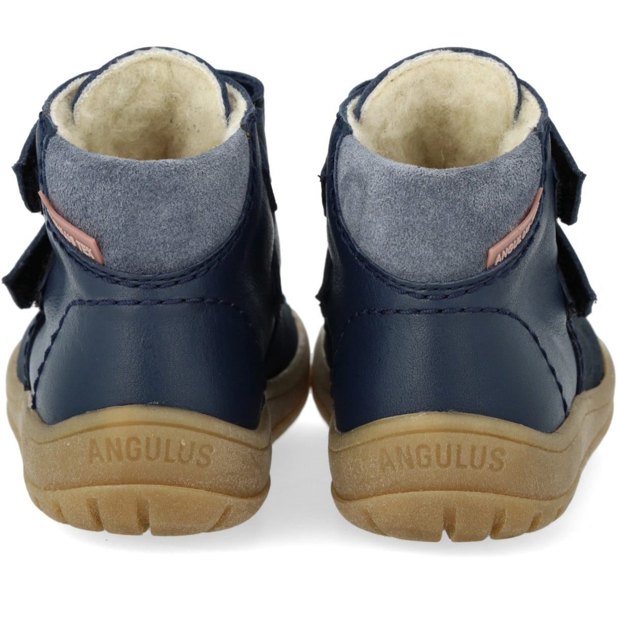 Angulus Navy/Tan/Blue Fog Begynder TEX-støvle Med Kontraststikninger
