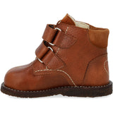 Angulus Cognac/Cognac Begynder TEX-støvle Med Hjertebroderi