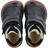 Angulus Navy/Navy Begynder TEX-støvle Med Broderet Snemand