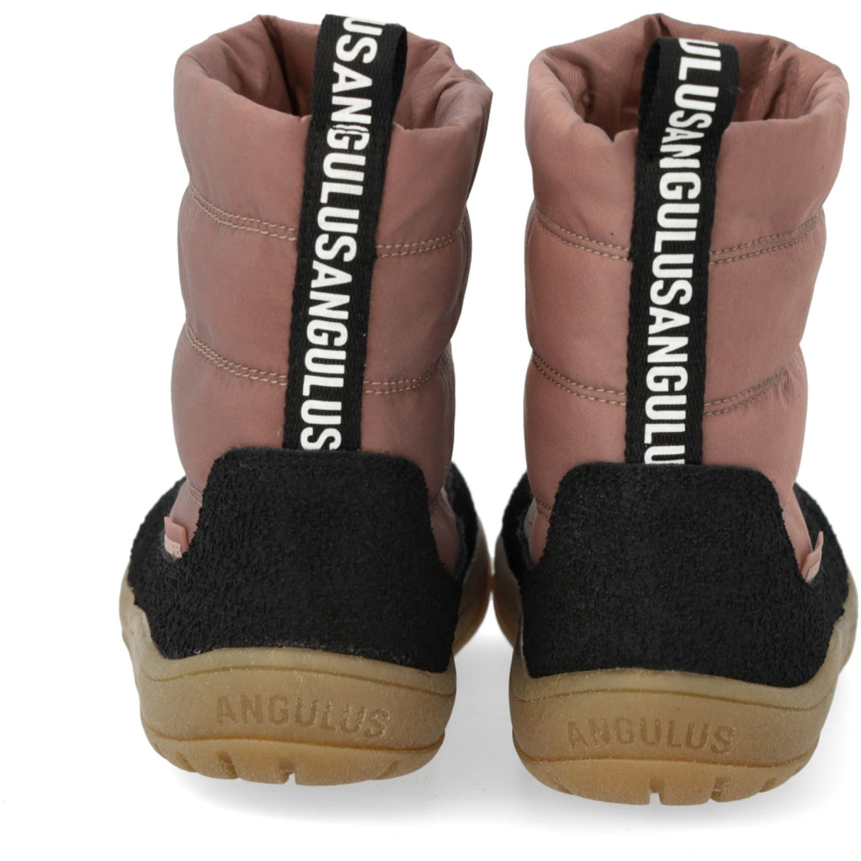 Angulus Black/Dusty Rouge Let Og Fleksibel TEX-vinterstøvle I Nylon