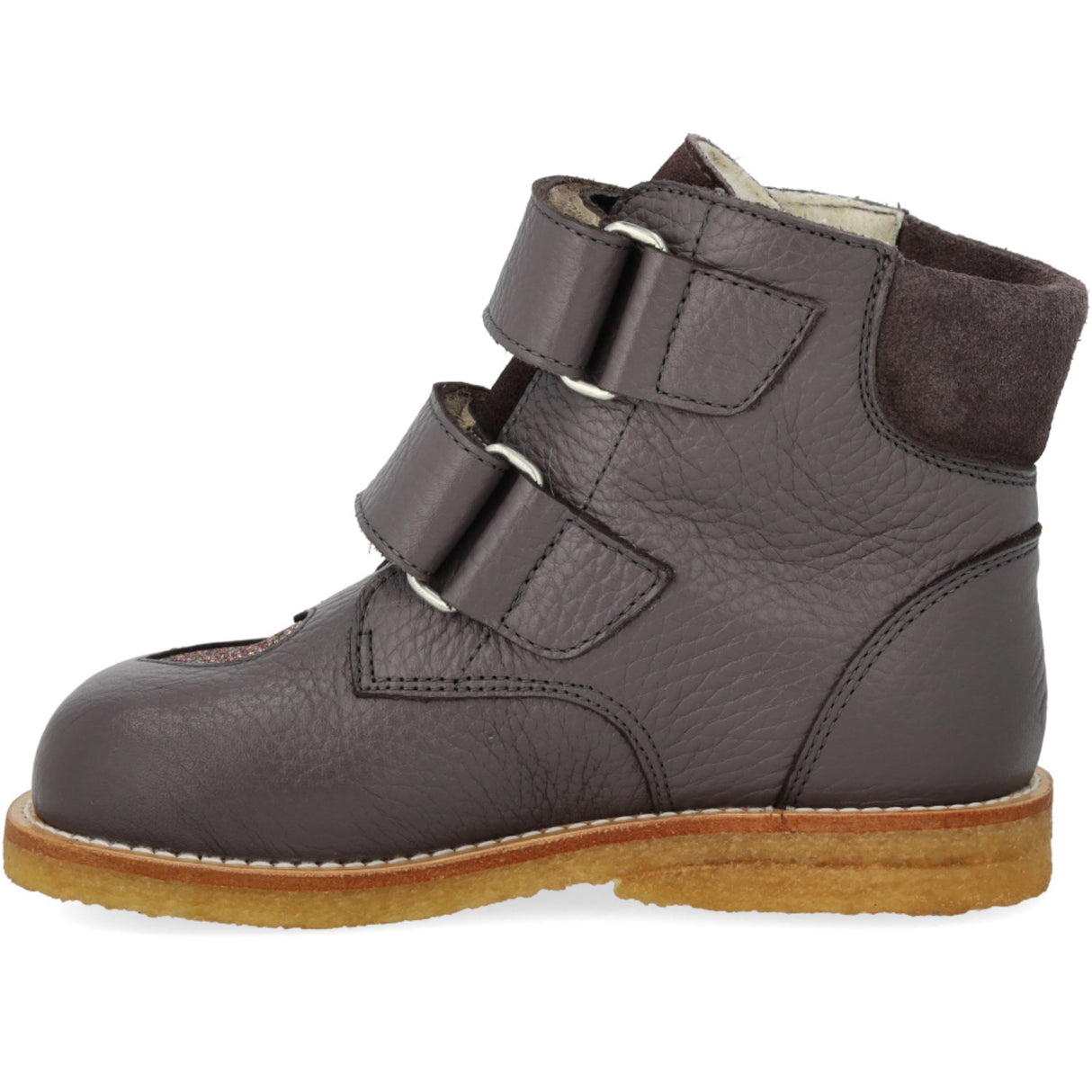 Angulus Lavender/Multi Glitter/Lavende TEX-støvle Med Funklende Glitterhjerter