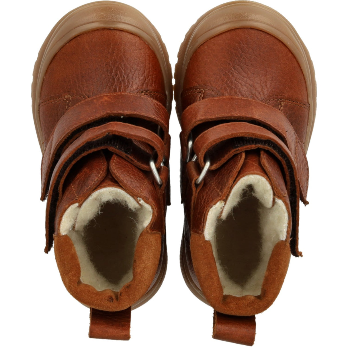 Angulus Cognac/Cognac Begynder TEX-støvle Med Blødt Merino Uldfoer