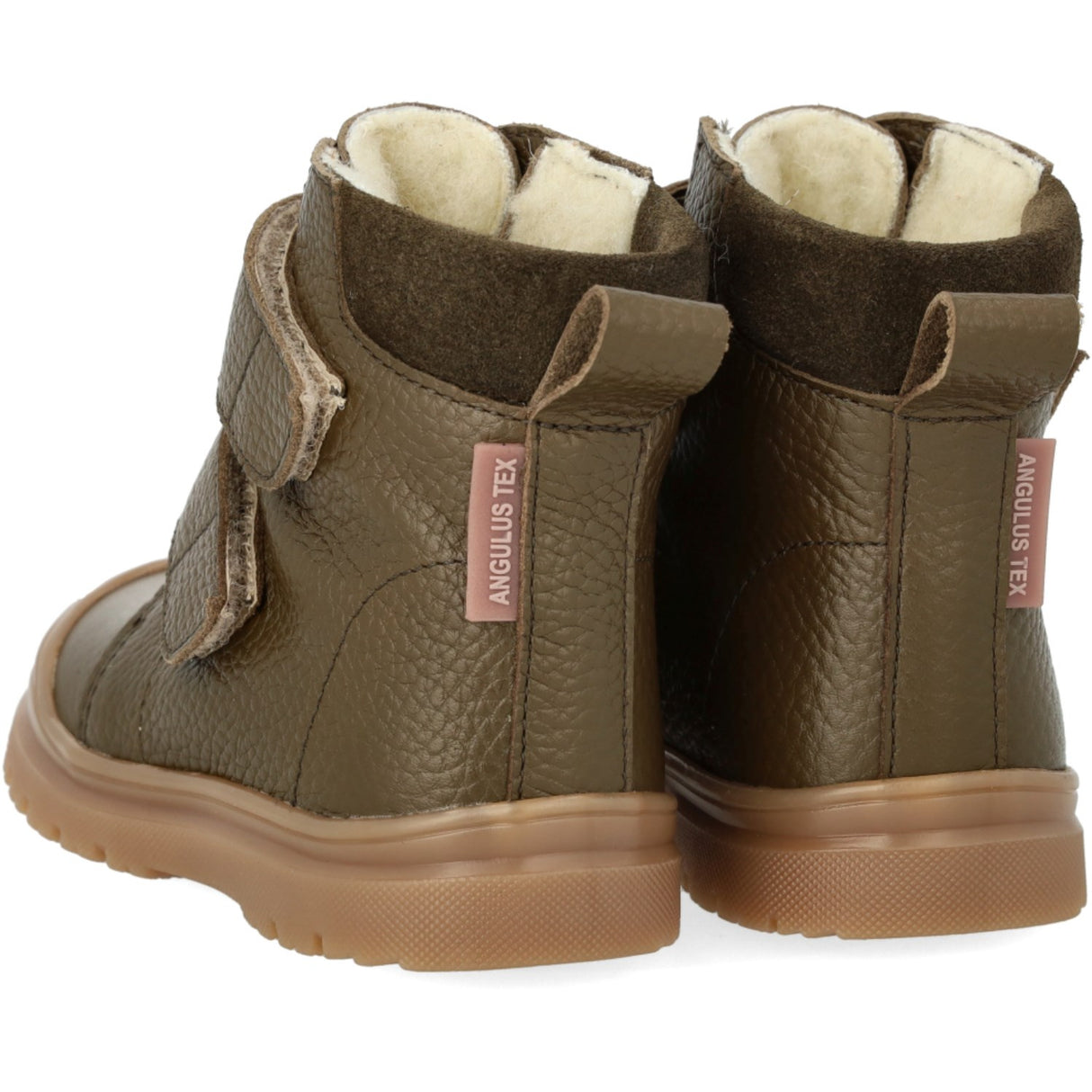 Angulus Dark Olive/Forrest Begynder TEX-støvle Med Blødt Merino Uldfoer
