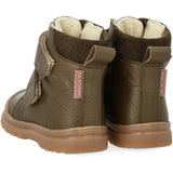 Angulus Dark Olive/Forrest Begynder TEX-støvle Med Blødt Merino Uldfoer