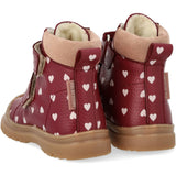 Angulus Berry Hearts/Rosebud Begynder TEX-støvle Med Print Og Merino Uldfoer
