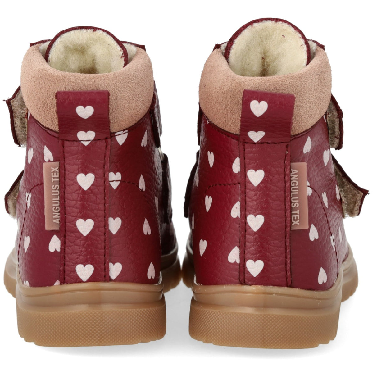 Angulus Berry Hearts/Rosebud Begynder TEX-støvle Med Print Og Merino Uldfoer