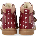 Angulus Berry Hearts/Rosebud Begynder TEX-støvle Med Print Og Merino Uldfoer