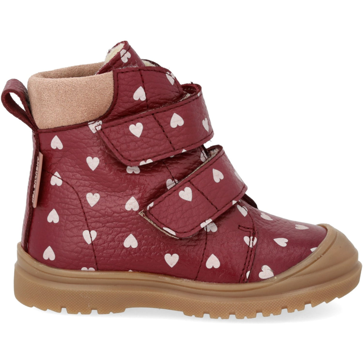 Angulus Berry Hearts/Rosebud Begynder TEX-støvle Med Print Og Merino Uldfoer