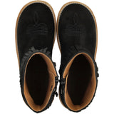 Angulus Black Cowboystøvle Med Frynser Og Broderi