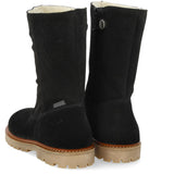 Angulus Black Klassisk Mellemhøj Støvle I Ruskind