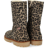 Angulus Beige Leo Klassisk Mellemhøj Støvle I Ruskind