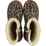 Angulus Beige Leo Klassisk Mellemhøj Støvle I Ruskind