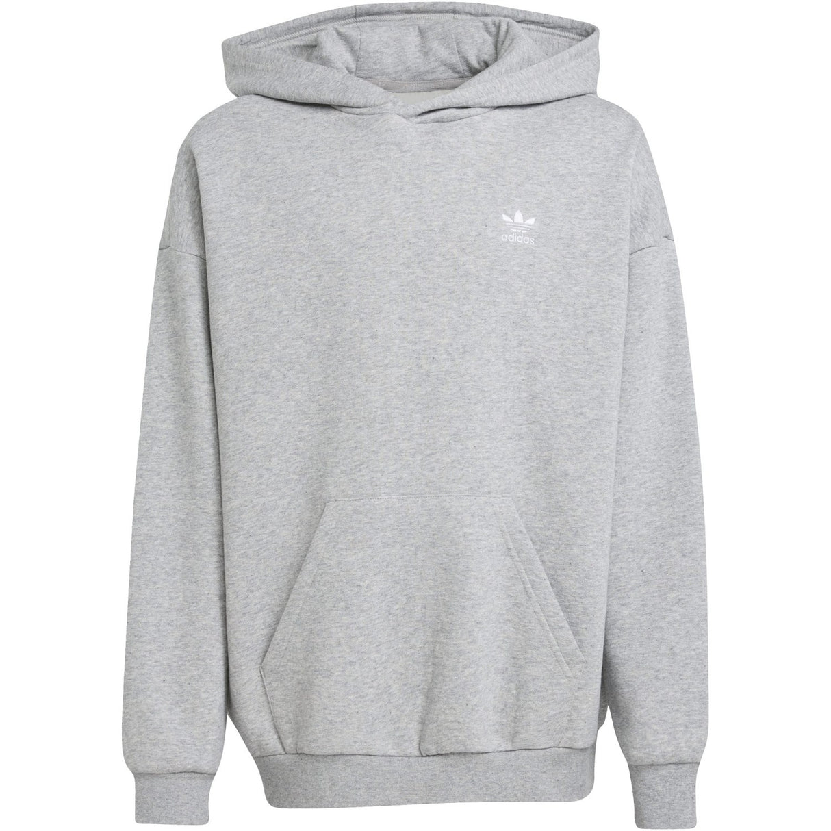 adidas Originals Medium Grey Heather/White Loose Hættetrøje Fl