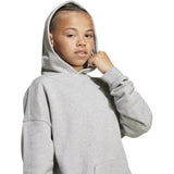adidas Originals Medium Grey Heather/White Loose Hættetrøje Fl