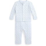 Ralph Lauren Baby Pearl Blue Baby Boy Jumper Sæt