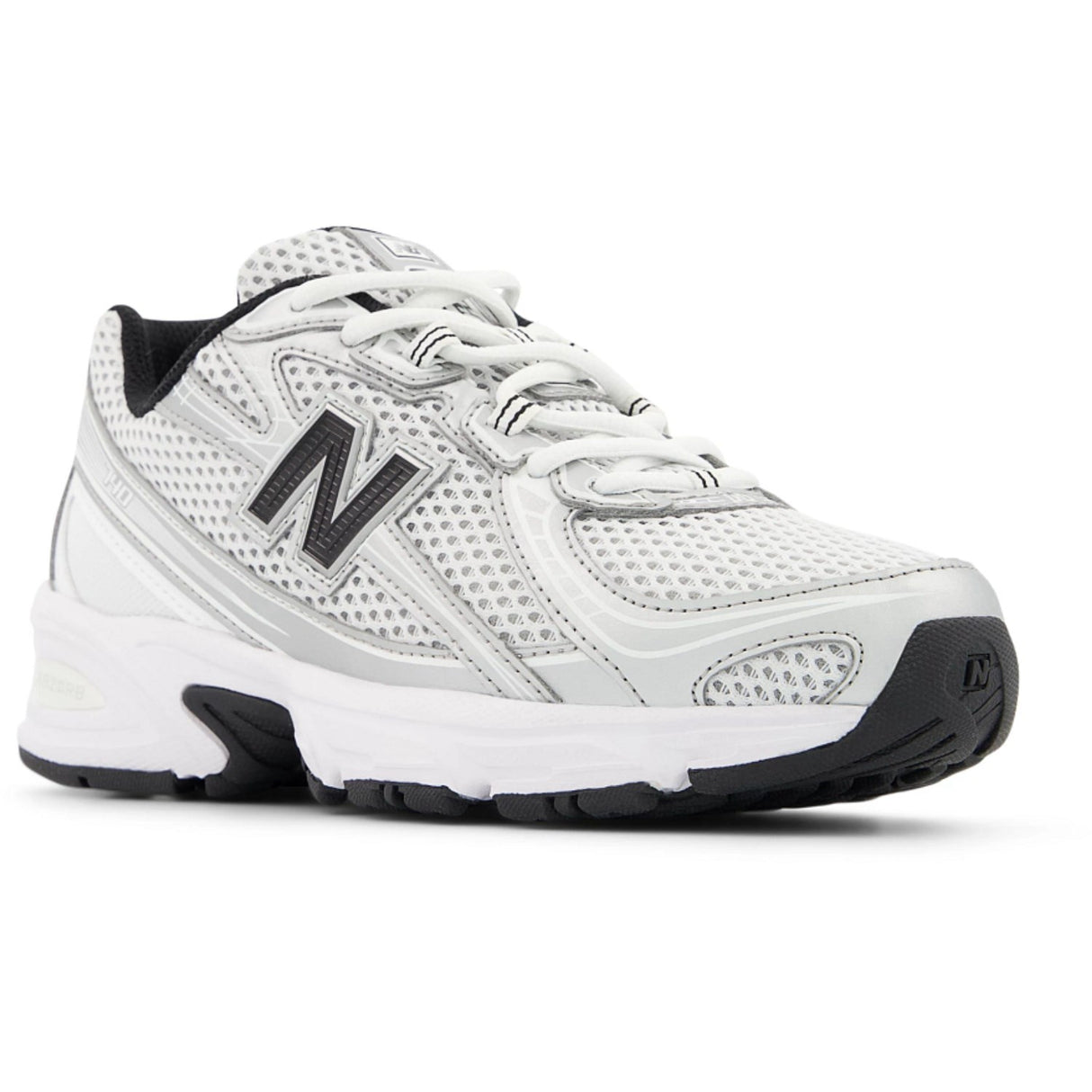 New Balance Silver Metallic 740 Kids Lace Sneakers