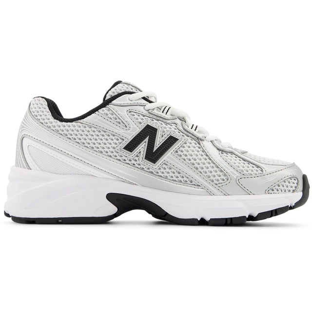 New Balance Silver Metallic 740 Kids Lace Sneakers