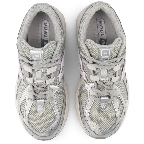 New Balance Silver Metallic 1906 Kids Lace Sneakers