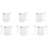 Nordbaby White Sikkerhedsgitter Forlænger GIA