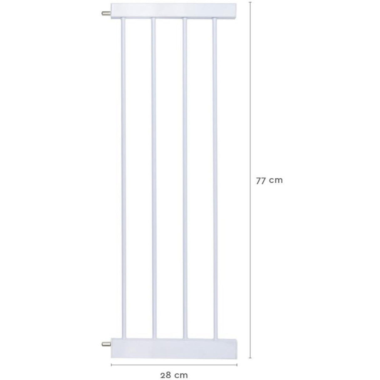 Nordbaby White Gate Extension GIA