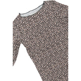 The New Feather Gray AOP TNPet L_S Pleat Kjole