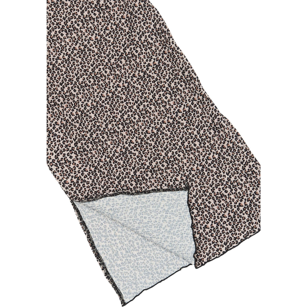 The New Feather Gray AOP TNPet Long Pleat Nederdel