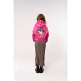 The New Feather Gray AOP TNPet Long Pleat Nederdel