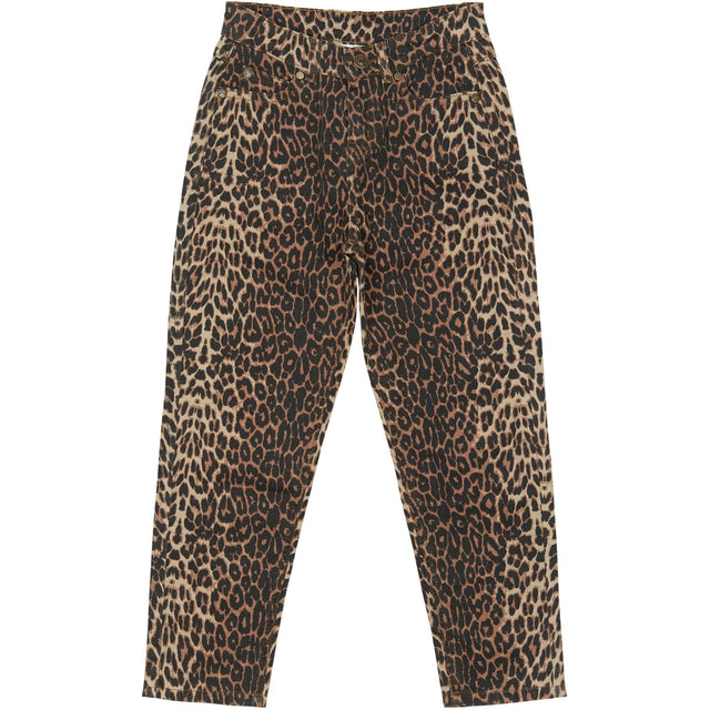 The New Feather Gray AOP TNPanya Mom Fit Jeans