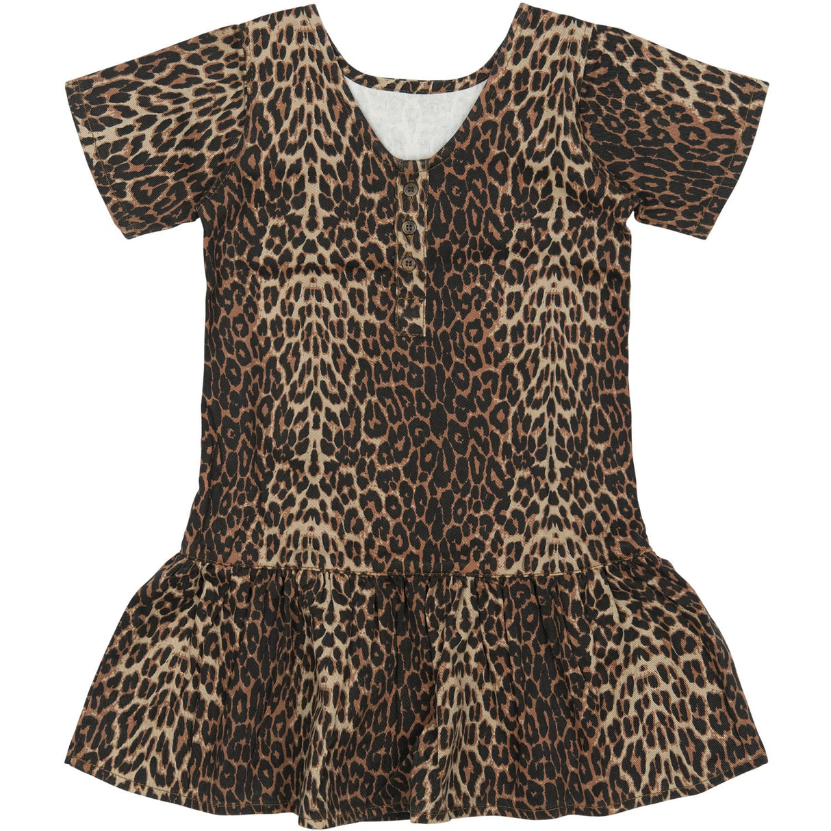 The New Feather Gray AOP TNPanya S_S Denim Kjole