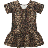 The New Feather Gray AOP TNPanya S_S Denim Kjole