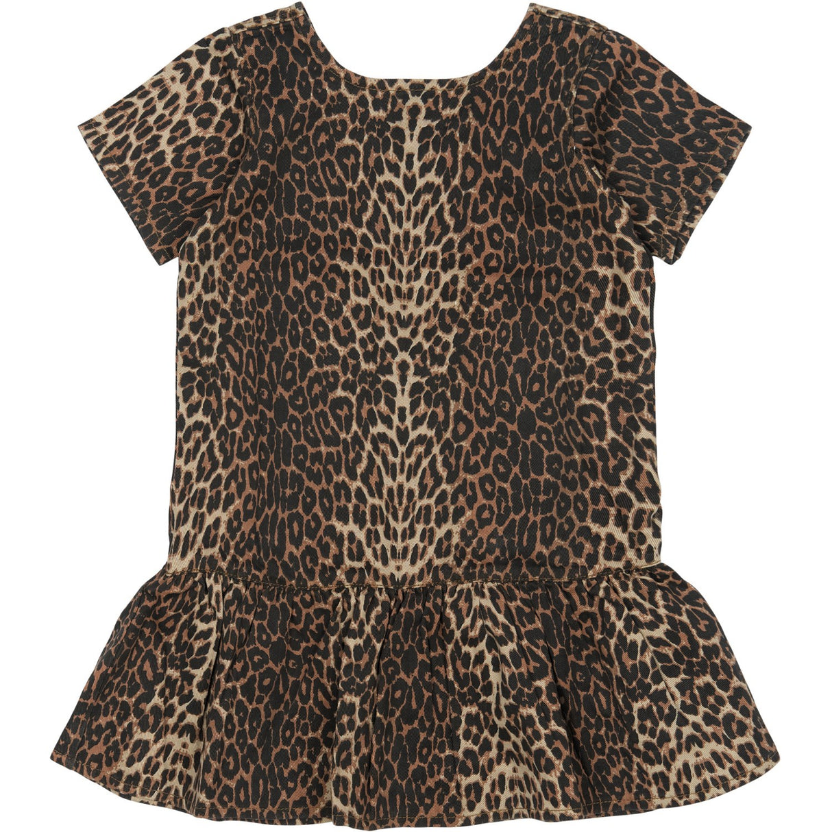 The New Feather Gray AOP TNPanya S_S Denim Kjole