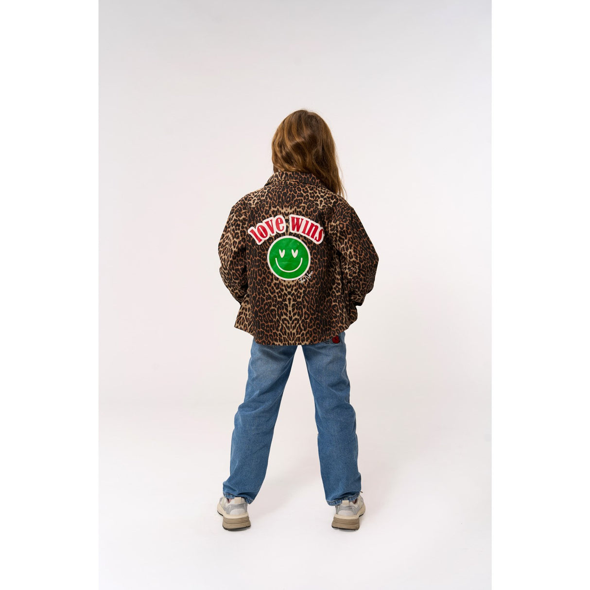 The New Feather Gray AOP TNPanya OS Denim Overshirt