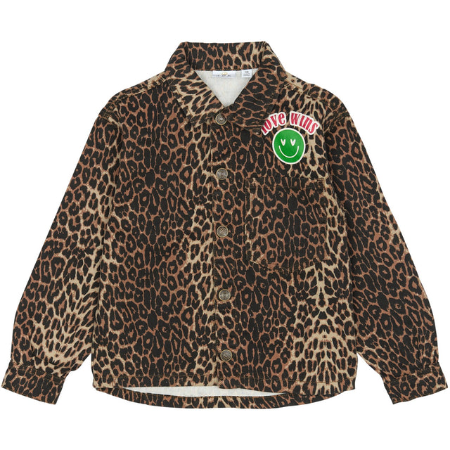 The New Feather Gray AOP TNPanya OS Denim Overshirt