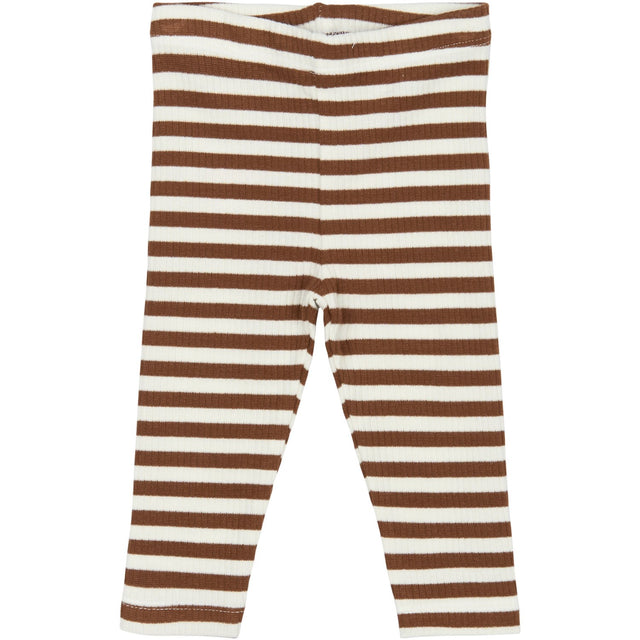 THE NEW Siblings Toffee Striped TNSBFro Rib Leggings