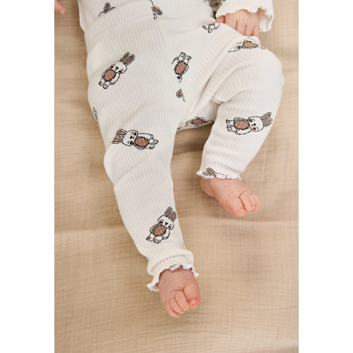 THE NEW Siblings Cloud Dancer AOP TNSBPippa Rib Leggings