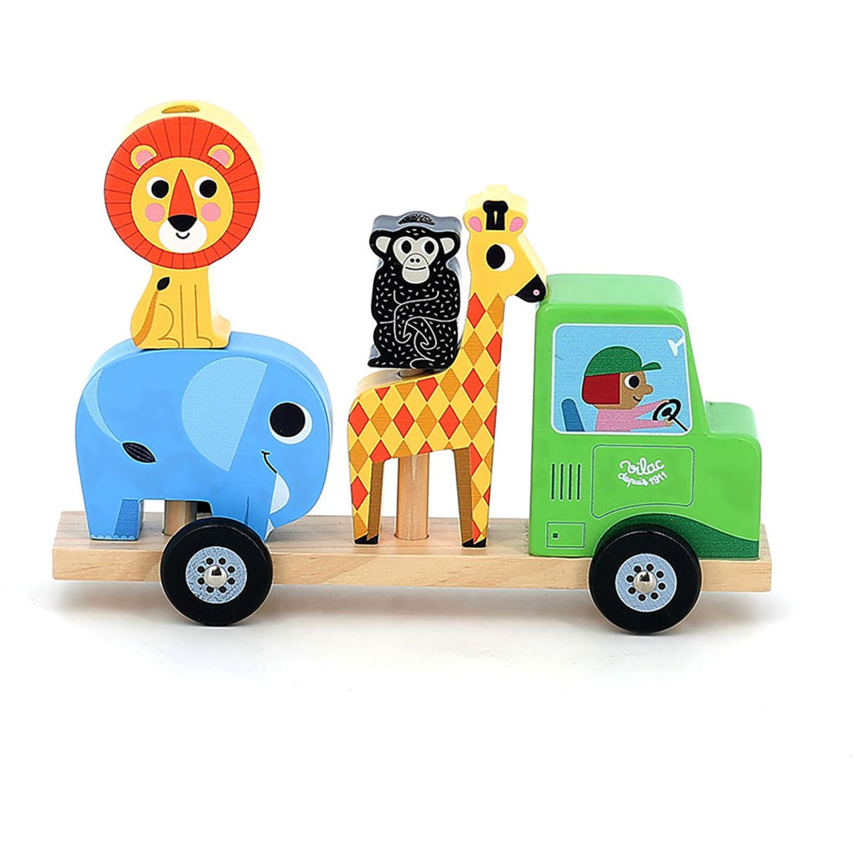 Vilac Traktor Med Anhænger Og Stabledyr