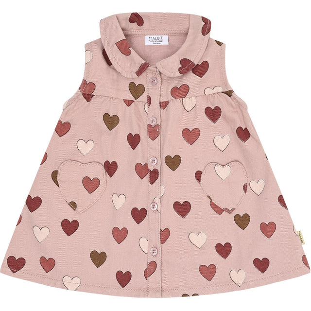 Hust & Claire Adobe Rose Katinka Fine Twill Old Hearts
