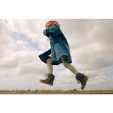 Angulus Dark Taupe Cowboystøvle Med Frynser Og Broderi