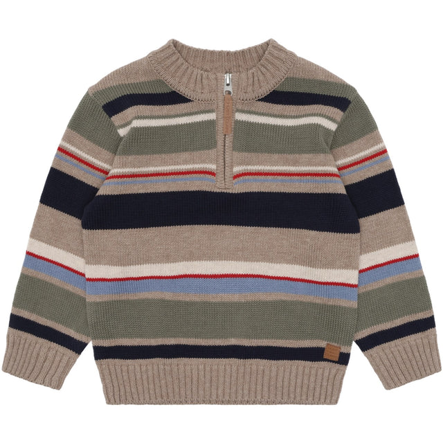 Hust & Claire Biscuit Pelle Knitstripe