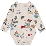 Hust & Claire Wheat Melange Buster Badges