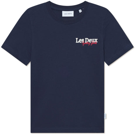 Les Deux Kids Dark Navy Racing T-shirt KIDS
