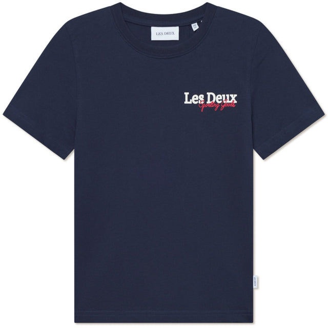 Les Deux Kids Dark Navy Racing T-shirt KIDS