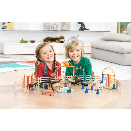 Schleich Pony Agilitytræning